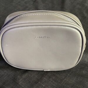Calvin Klein Light Grey Oval Belt Bag